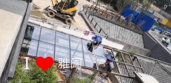 搭建陽光房現(xiàn)場